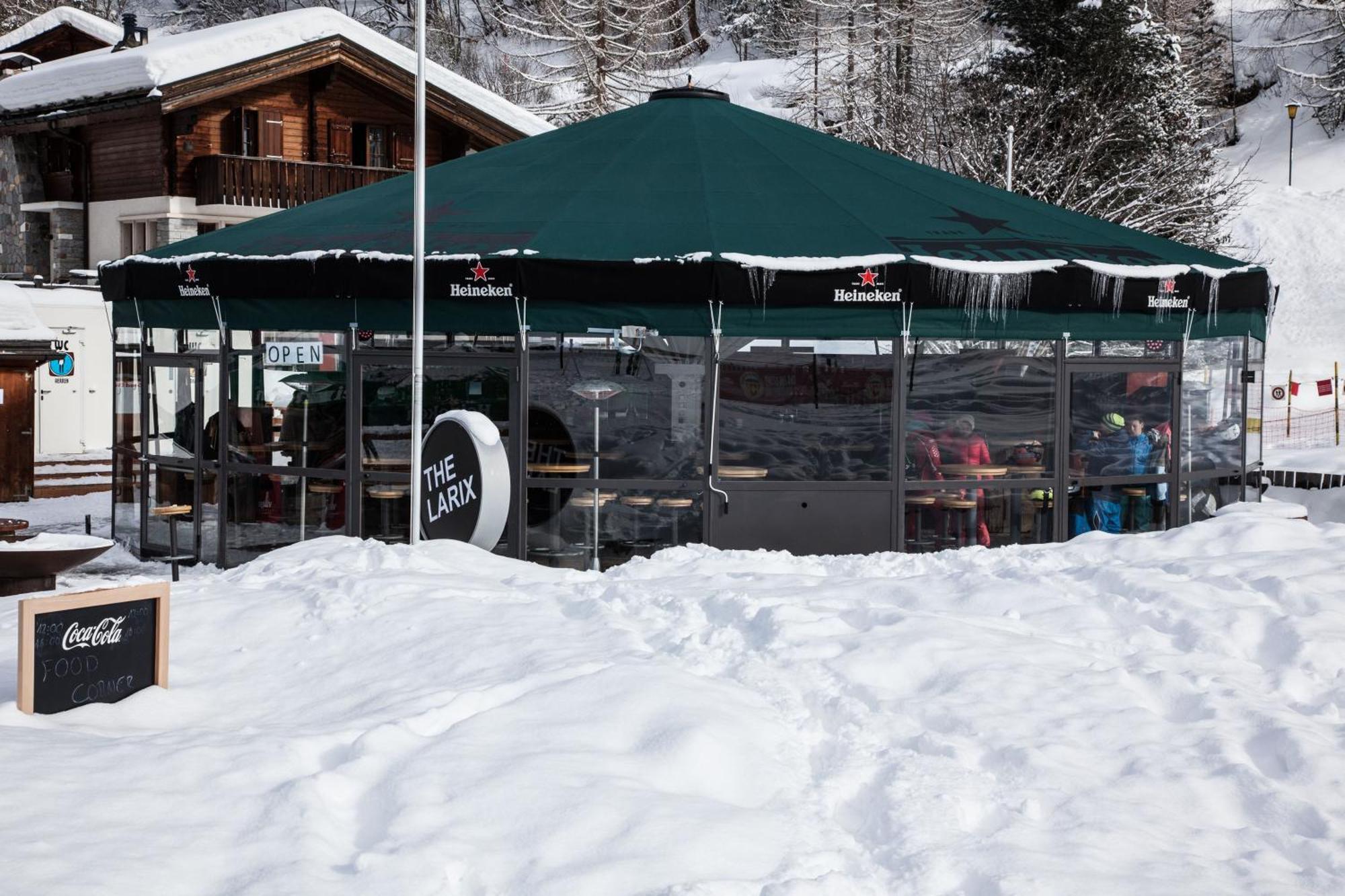 Hotel The Larix Ski-In Ski-Out Saas-Fee Exterior foto