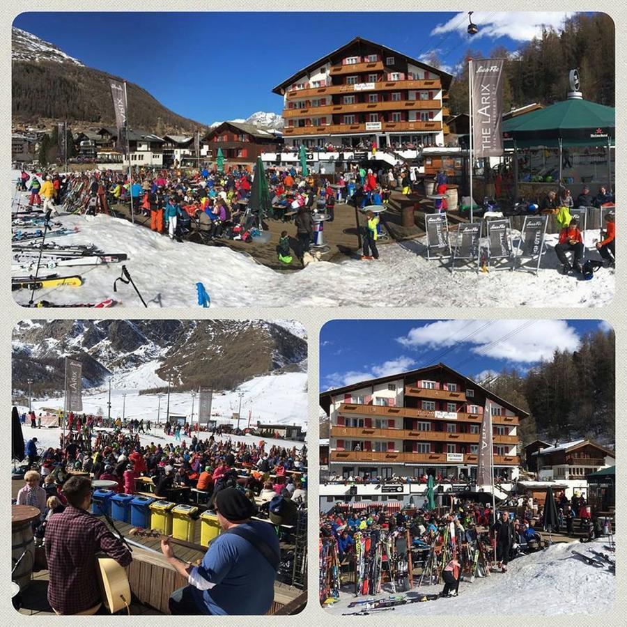 Hotel The Larix Ski-In Ski-Out Saas-Fee Exterior foto
