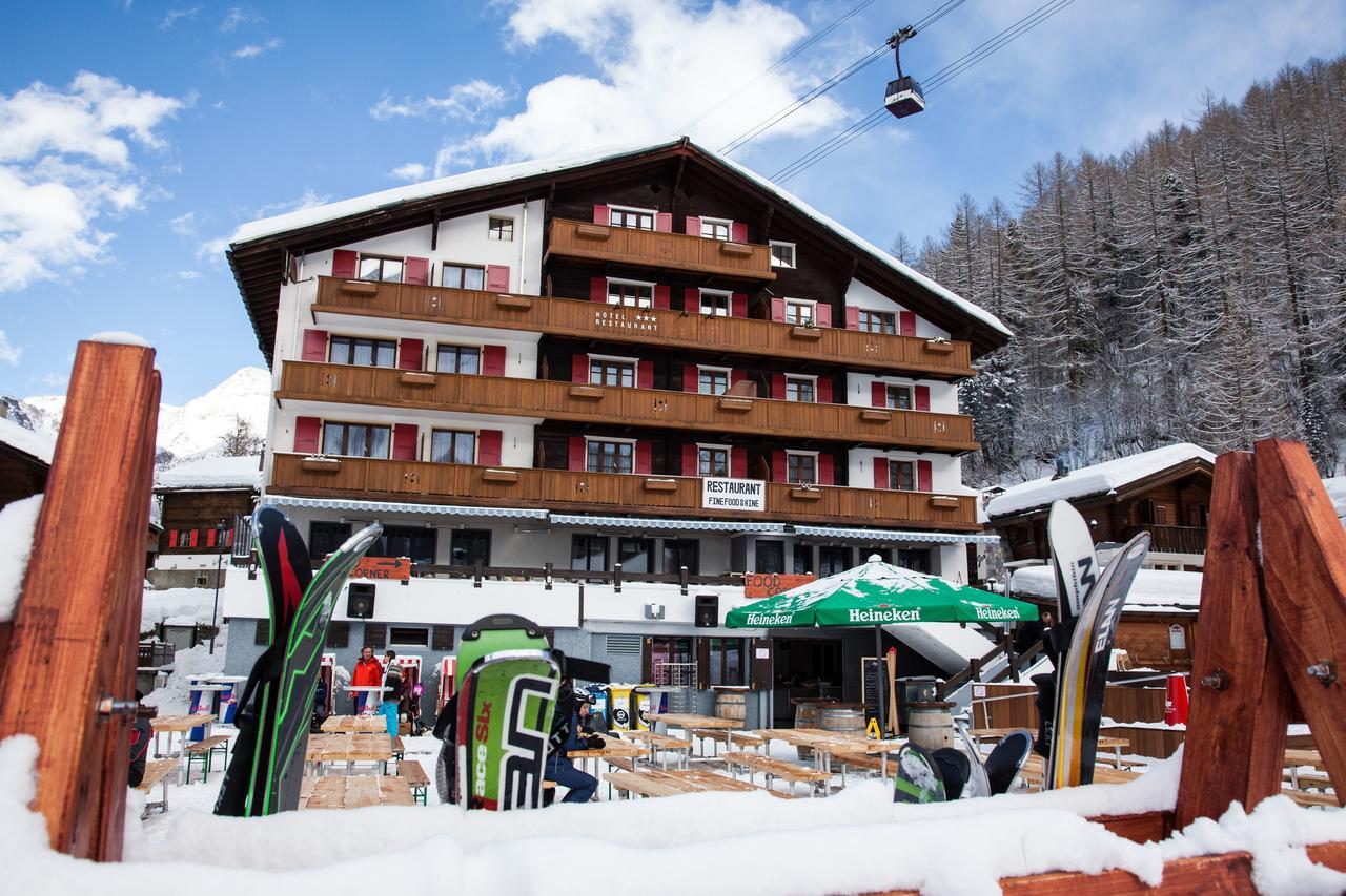 Hotel The Larix Ski-In Ski-Out Saas-Fee Exterior foto