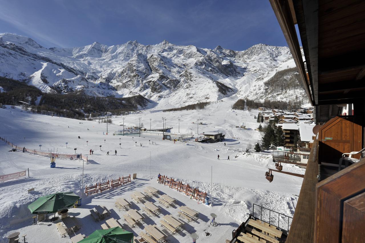 Hotel The Larix Ski-In Ski-Out Saas-Fee Exterior foto